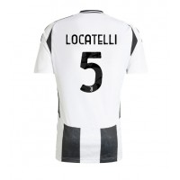 Juventus Manuel Locatelli #5 Domáci futbalový dres 2024-25 Krátky Rukáv